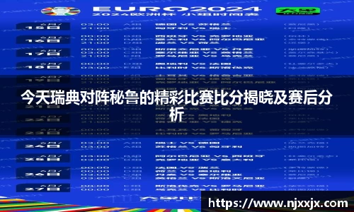 今天瑞典对阵秘鲁的精彩比赛比分揭晓及赛后分析
